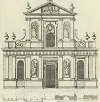 Picture 9 of 12 from Receuil des plus beaux portails de plusieures eglises de Paris (1660), leaf 20