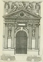 An illustration from Receuil des plus beaux portails de plusieures eglises de Paris (1660)