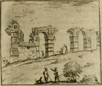 An illustration from Recherche des antiqvités et cvriosités de la ville de Lyon : ancienne colonie des romains & capitale de la Gaule celtique : avec un mémoire des principaux antiquaires & curieux de l'Europe (1673)