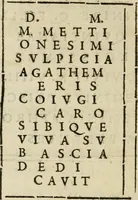 An illustration from Recherche des antiqvités et cvriosités de la ville de Lyon : ancienne colonie des romains & capitale de la Gaule celtique : avec un mémoire des principaux antiquaires & curieux de l'Europe (1673)