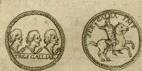 An illustration from Recherche des antiqvités et cvriosités de la ville de Lyon : ancienne colonie des romains & capitale de la Gaule celtique : avec un mémoire des principaux antiquaires & curieux de l'Europe (1673)