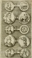 An illustration from Recherche des antiqvités et cvriosités de la ville de Lyon : ancienne colonie des romains & capitale de la Gaule celtique : avec un mémoire des principaux antiquaires & curieux de l'Europe (1673)