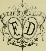An illustration from Recherche des monnaies mérovingiennes du Cenomannicum (1883)