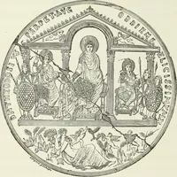 An illustration from Recherches sur l'orfèvrerie en Espagne au moyen âge et à la renaissance; documents inédits tirés des archives espagnoles (1879)