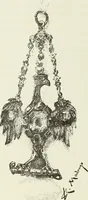 An illustration from Recherches sur l'orfèvrerie en Espagne au moyen âge et à la renaissance; documents inédits tirés des archives espagnoles (1879)