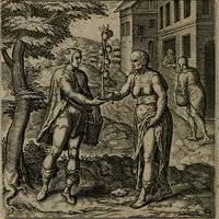 An illustration from Recht ghebruyck ende misbruyck van tydlicke have (1620)
