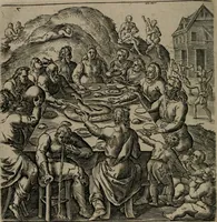 An illustration from Recht ghebruyck ende misbruyck van tydlicke have (1620)