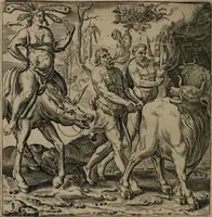 An illustration from Recht ghebruyck ende misbruyck van tydlicke have (1620)