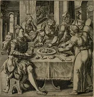 An illustration from Recht ghebruyck ende misbruyck van tydlicke have (1620)