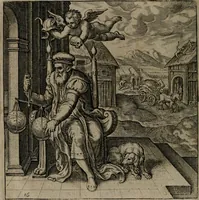 An illustration from Recht ghebruyck ende misbruyck van tydlicke have (1620)