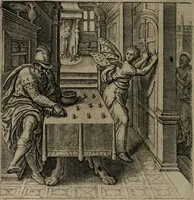 An illustration from Recht ghebruyck ende misbruyck van tydlicke have (1620)