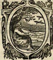 An illustration from Recht ghebruyck ende misbruyck van tydlicke have : welckers sin-rijcke af-beeldingen van D.V. Coornhert zyn bedacht, oock met zyn eygen hand in 't koper gesneden : hier by is gevoegt 't bedrogh des wereldts, of het luije en leckere leven door Pandolphus Collenutius, mede den lof-zang van 't goud, oock gedichten op den A.B.C. alles in seer leer-lycken dicht seer stichtelyck en vermakelyck gestelt (1620)