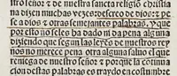 An illustration from Recopilacio[n] de algunas bullas del summo pontifice, co[n]cedidas, en fauor de la jurisdicio[n] real, con todas las pragmaticas, y algunas leyes del reyno, hechas para la buena gouernacion y guarda de la justicia y muchas pragmaticas y leyes añadidas q[ue] hasta aqui no fueron impressas. : En especial estan añadidas las leyes de Madrid y de los ara[n]zeles y de los paños y lanas y capitulos de corregidores y leyes de toro y leyes de la hermandad, vista y corregida y por orden de leyes puesta. (1550)