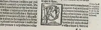 An illustration from Recopilacio[n] de algunas bullas del summo pontifice, co[n]cedidas, en fauor de la jurisdicio[n] real, con todas las pragmaticas, y algunas leyes del reyno, hechas para la buena gouernacion y guarda de la justicia y muchas pragmaticas y leyes añadidas q[ue] hasta aqui no fueron impressas. : En especial estan añadidas las leyes de Madrid y de los ara[n]zeles y de los paños y lanas y capitulos de corregidores y leyes de toro y leyes de la hermandad, vista y corregida y por orden de leyes puesta. (1550)