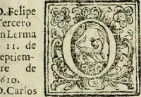 An illustration from Recopilacion de leyes de los reynos de las Indias : mandadas imprimir, y publicar por la magestad catolica del rey don Carlos II, nuestro señor : va dividida en quatro tomos, con el indice general, y al principio de cada tomo el indice especial de los titulos, que contiene (1681)