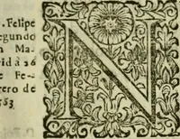 An illustration from Recopilacion de leyes de los reynos de las Indias : mandadas imprimir, y publicar por la magestad catolica del rey don Carlos II, nuestro señor : va dividida en quatro tomos, con el indice general, y al principio de cada tomo el indice especial de los titulos, que contiene (1681)
