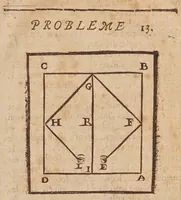 Picture 7 of 12 from Recreations mathematiques : composées de plusieurs problemes, plaisans & facetieux, d'arithmetique, geometrie, astrologie, optique, perspectiue, mechanique, chymie, & d'autres rares & curieux secrets : plusieurs desquels n'ont iamais esté imprimez : premiere et seconde partie : la troisiesme partie contient vn recueil de plusieurs gentilles & recreatiues inuentions de feux d'artifice : la maniere de faire toutes sortes de fuzees, simples & composees : le tout representé par figures (1629), leaf 249