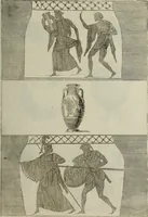 An illustration from Recueil d'antiquités égyptiennes, étrusques, greques et romaines (1752)