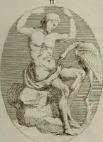 An illustration from Recueil d'antiquités égyptiennes, étrusques, greques et romaines (1752)