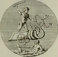 An illustration from Recueil d'antiquités égyptiennes, étrusques, greques et romaines (1752)