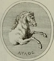 An illustration from Recueil d'antiquités égyptiennes, étrusques, greques et romaines (1752)