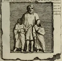 An illustration from Recueil d'antiquités égyptiennes, étrusques, greques et romaines (1752)