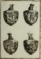 An illustration from Recueil d'antiquités égyptiennes, étrusques, greques et romaines (1752)