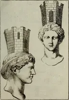 An illustration from Recueil d'antiquités égyptiennes, étrusques, greques et romaines (1752)