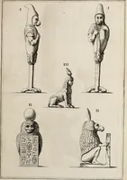 An illustration from Recueil d'antiquités égyptiennes, étrusques, greques et romaines (1752)