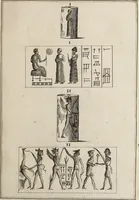 An illustration from Recueil d'antiquités égyptiennes, étrusques, greques et romaines (1752)