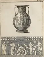 An illustration from Recueil d'antiquités égyptiennes, étrusques, greques et romaines (1752)