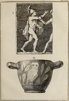 An illustration from Recueil d'antiquités égyptiennes, étrusques, greques et romaines (1752)