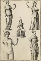 An illustration from Recueil d'antiquités égyptiennes, étrusques, greques et romaines (1752)