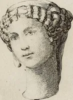 An illustration from Recueil d'antiquités égyptiennes, étrusques, greques et romaines (1752)