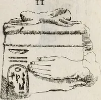 An illustration from Recueil d'antiquités égyptiennes, étrusques, greques et romaines (1752)