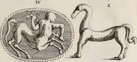 An illustration from Recueil d'antiquités égyptiennes, étrusques, greques et romaines (1752)