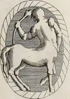 An illustration from Recueil d'antiquités égyptiennes, étrusques, greques et romaines (1752)