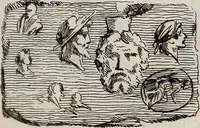 An illustration from Recueil d'antiquités égyptiennes, étrusques, greques et romaines (1752)