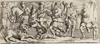 An illustration from Recueil d'antiquités égyptiennes, étrusques, greques et romaines (1752)