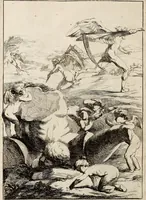 An illustration from Recueil d'antiquités égyptiennes, étrusques, greques et romaines (1752)