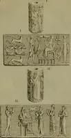 An illustration from Recueil d'antiquités égyptiennes, étrusques, greques et romaines (1752)