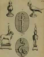 An illustration from Recueil d'antiquités égyptiennes, étrusques, greques et romaines (1752)