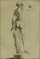 An illustration from Recueil d'antiquités égyptiennes, étrusques, greques et romaines (1752)