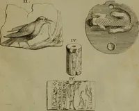 An illustration from Recueil d'antiquités égyptiennes, étrusques, greques et romaines (1752)