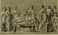 An illustration from Recueil d'antiquités égyptiennes, étrusques, greques et romaines (1752)