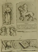 An illustration from Recueil d'antiquités égyptiennes, étrusques, greques et romaines (1752)
