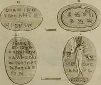 An illustration from Recueil d'antiquités égyptiennes, étrusques, greques et romaines (1752)