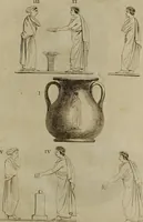 An illustration from Recueil d'antiquités égyptiennes, étrusques, greques et romaines (1752)