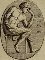 An illustration from Recueil d'antiquités égyptiennes, étrusques, greques et romaines (1752)