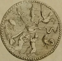 An illustration from Recueil d'antiquités égyptiennes, étrusques, greques et romaines (1752)